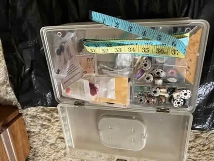 Photo of free Sewing Machine and Sewing Items #1