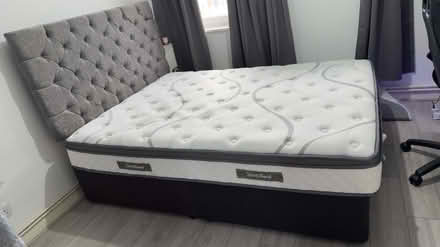 Photo of free King bed with mattress n’ Headboard (Catford SE6) #2