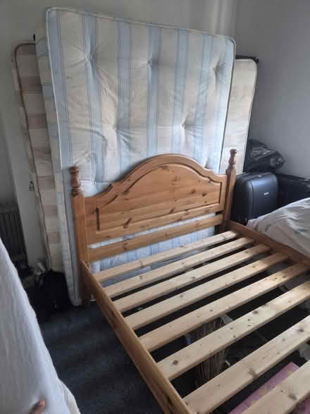Photo of free King size bed with mattress (IP33 3) #2