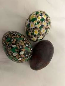 Photo of free Three decorated egg (shells) (Caldecott OX14) #1