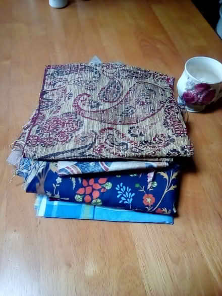 Photo of free Bundle of fabric remnants (Chirk Bank LL14) #1