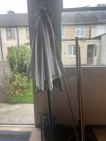 Photo of free Parasol and cast iron stand (Walkinstown) #1