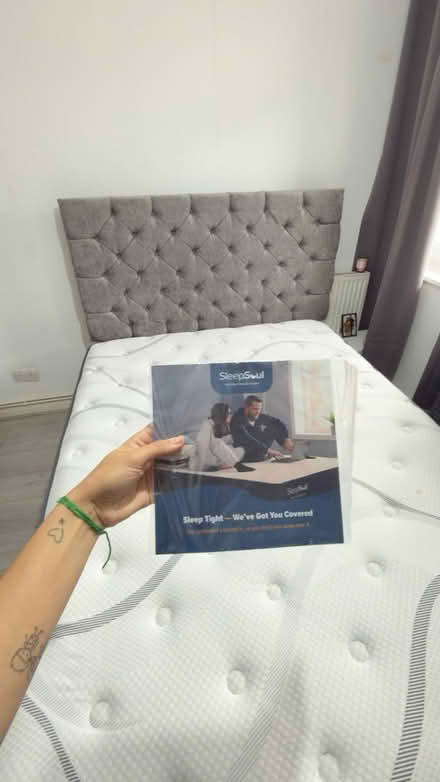 Photo of free King bed with mattress n’ Headboard (Catford SE6) #3