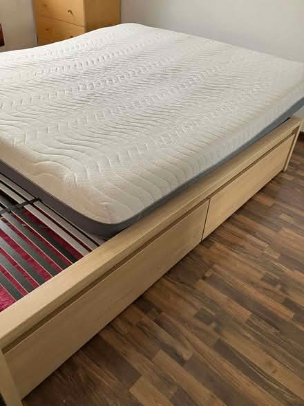 Photo of free Super king size bed, mattress, bedside table (Cippenham SL1) #4