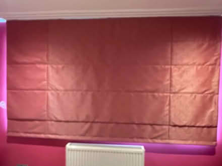 Photo of free Roman Blind - pink with gold dots (Crystal Palace/Dulwich) #1