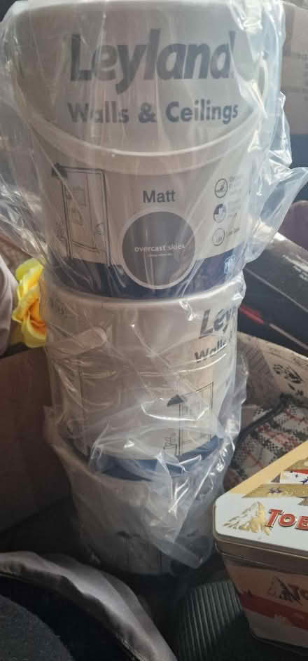 Photo of free 2 new paint tins (Elgin IV30) #1