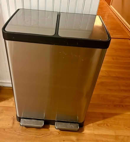 Photo of free Side-by-Side Trash/Recycle Can (Abingdon) #1