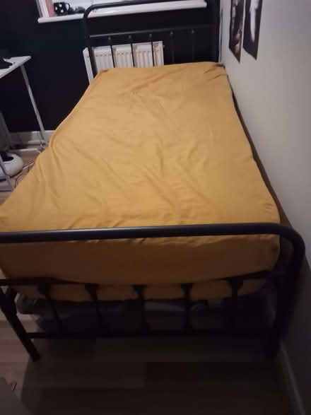 Photo of free Single metal bed frame (Garforth LS25) #2