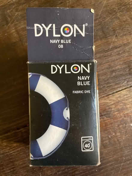 Photo of free Dylon fabric dye navy blue (De Parys MK40) #1
