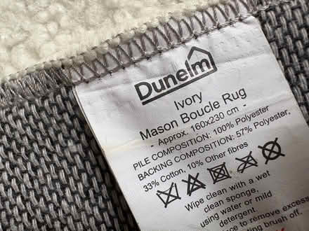 Photo of free Cream Boucle Rug 160cm x 230cm (Belper DE56) #2