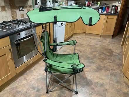 Photo of free Folding chair with canopy (Worlds End Burgess Hill RH15 0) #2