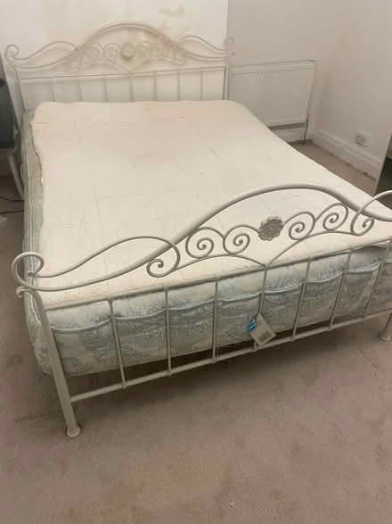Photo of free King size bed and mattress (Hindley WN2) #3