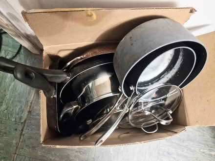 Photo of free Box of pots and pans (Hooe, tn33) #1