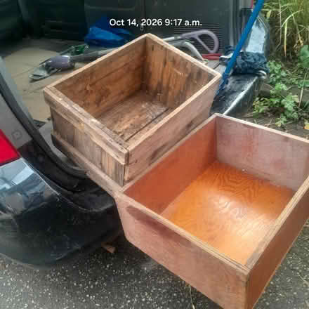 Photo of free Wooden storage boxes,crate (22 Thirty Eighth Street, Etob) #1