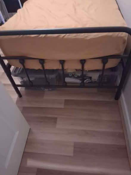 Photo of free Single metal bed frame (Garforth LS25) #1