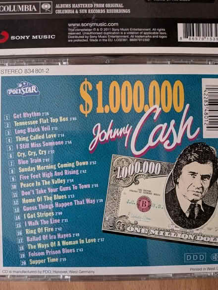 Photo of free Johnny cash cds (Shippon OX13) #4