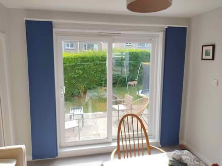 Photo of free Roller blinds and sliding blinds (blue) (Linlithgow EH49) #1
