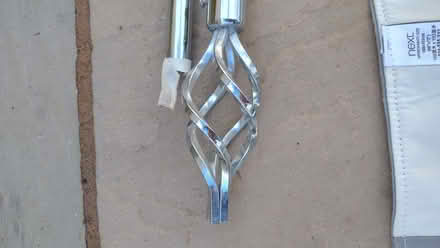 Photo of free Grey curtains with curtain pole 168 x 183 cm (Linlithgow EH49) #2