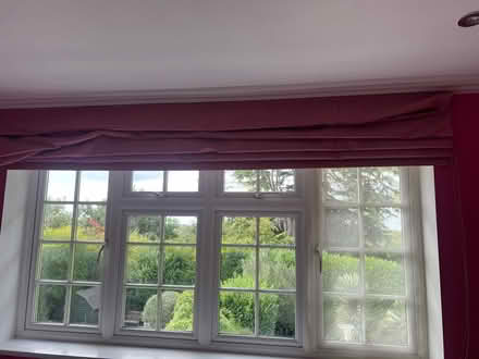 Photo of free Roman Blind - pink with gold dots (Crystal Palace/Dulwich) #3