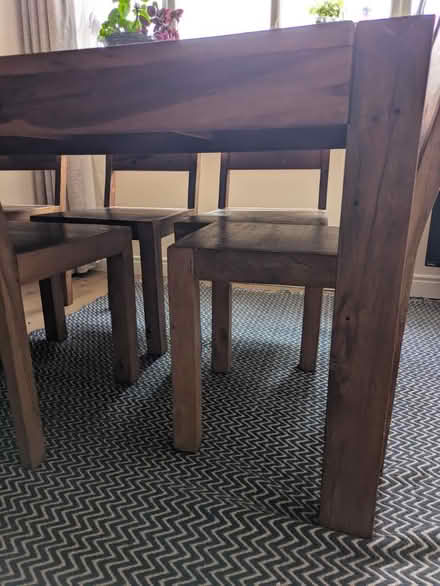 Photo of free Table of 6 (Llangollen LL20) #3