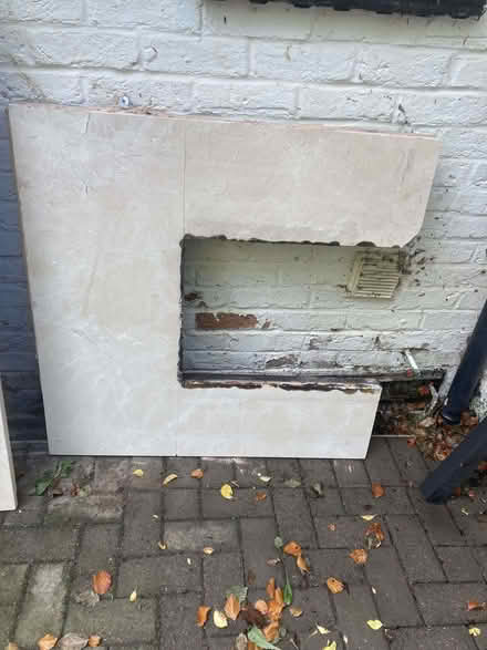 Photo of free Marble fireplace elements (Jordans HP9) #3