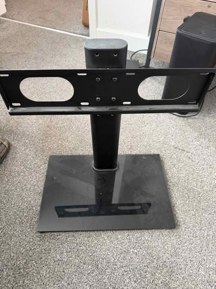 Photo of free Glass tv stand/bracket table top style (Holway CH8) #1