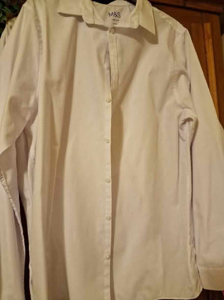 Photo of free M&S white men's shirts collar 16inches (Linden GL1) #2