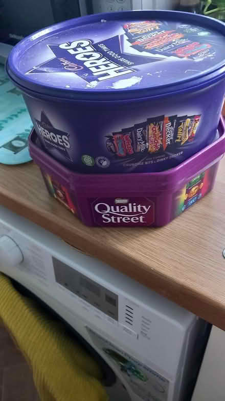 Photo of free Two plastic "chocolate boxes" (Forest Gate E7) #1