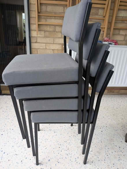 Photo of free 4 x stacking chairs (Wyton PE28) #2