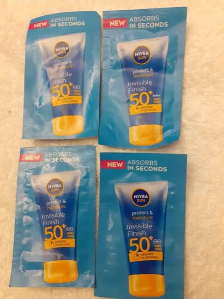 Photo of free 50+ suntan lotion sachets (Birmingham City Centre B1) #1