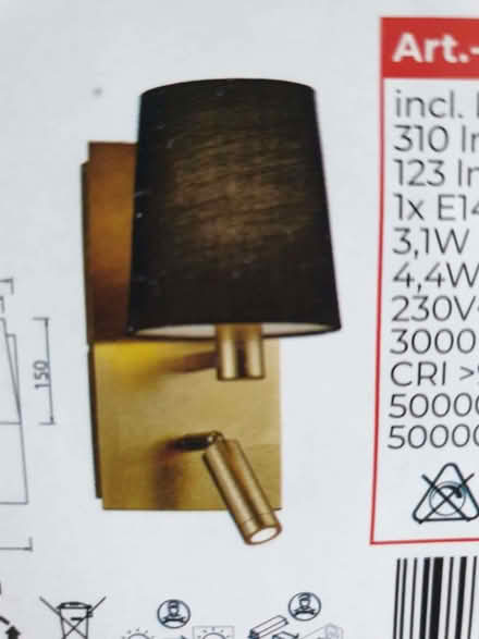 Photo of free Lindby Wall Light (Evercreech BA4) #1