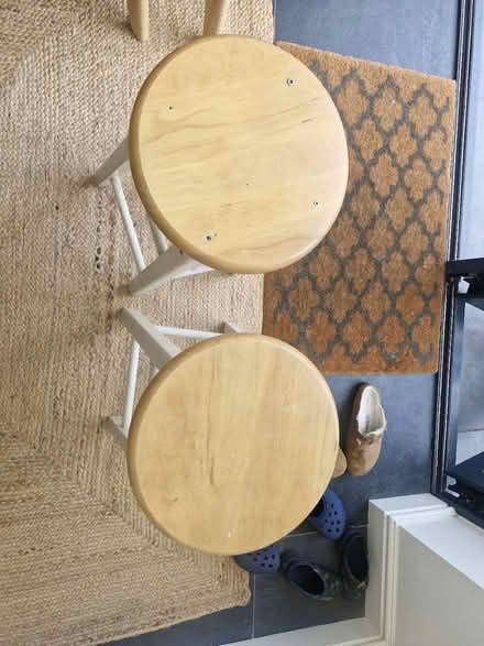 Photo of free 2 wooden stools (Bromley, BR2) #3