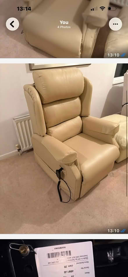 Photo of free electric recliner chair (Lancing BN15) #2