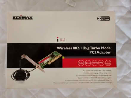 Photo of free Edimax 802.11b/g wireless PCI adapter (Budlett's Common TN22) #1