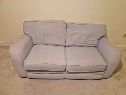 Photo of free Light blue 3 seater sofa, and 2 seater sofa bed (Penrith CA11) #2