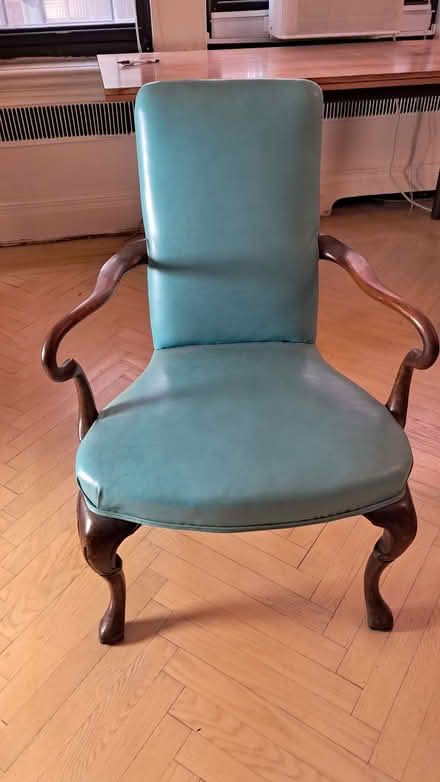 Photo of free antique, recovered, wood chair (Upper West Side) #1