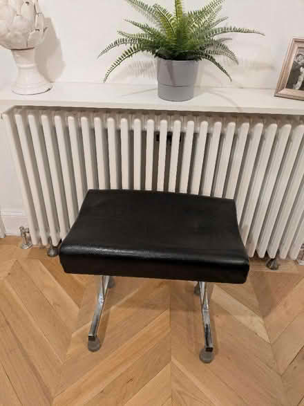 Photo of free Black and chrome leg rest/stool (University Area RG6) #2