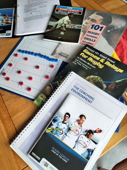 Photo of free Various rugby league handbooks & paraphernalia (Rudloe SN13) #1
