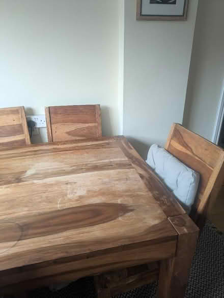 Photo of free Dining table and 6 chairs (Llangollen LL20) #4