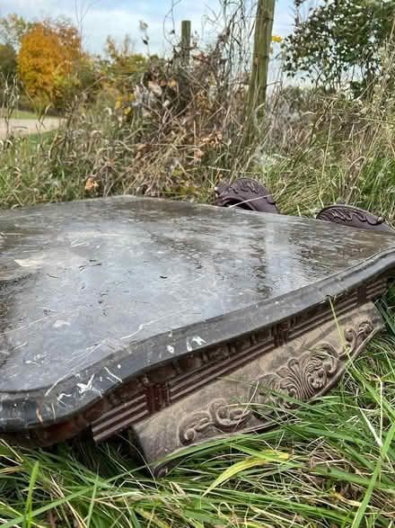 Photo of free Faux marble coffee table (Hinchey Rd, Marion Twp) #2