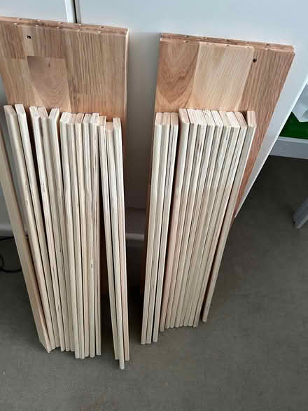 Photo of free Flat pack wooden double bed frame (Heysham LA3) #4