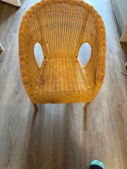 Photo of free Kids ikea wicker chair (Burnham SL1) #1