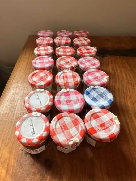 Photo of free Tiny Bonne Maman jars with lids (Piddlehinton DT2) #1