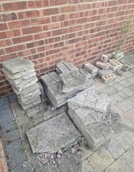Photo of free Garden slabs and whole bricks (Rochford SS4) #2