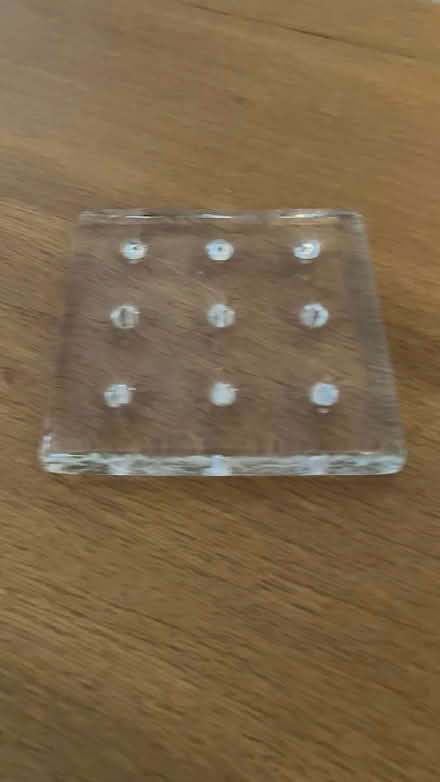 Photo of free Solid glass candle holder (Covingham SN3) #1