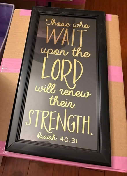Photo of free Framed Religious Quote (Abingdon) #1