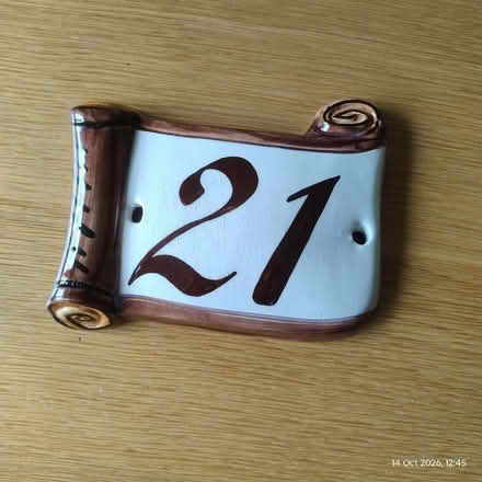 Photo of free House Plate (Great Moor SK3) #2