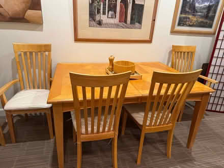 Photo of free Maple wood dining room furniture (Bowie Fairwood) #2