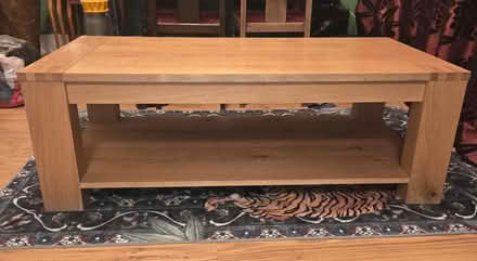 Photo of free Solid oak coffee table (Dovecot L14) #1