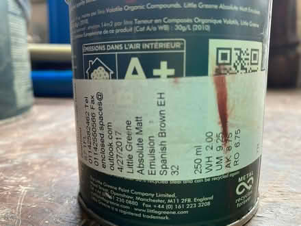 Photo of free Tins of Little Greene Absolute Emulsion (Lodge Moor S10) #1